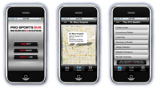 New iPhone App Launched: Pro Sports EMS