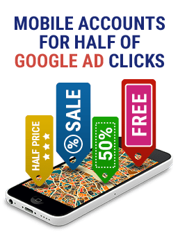 Mobile Accounts for Half of Google Ad Clicks