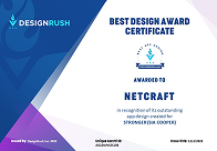 Design Rush: Best Design Award Sertificate