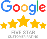Google: Five Star Customer Raiting