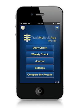 TrackMyBack app